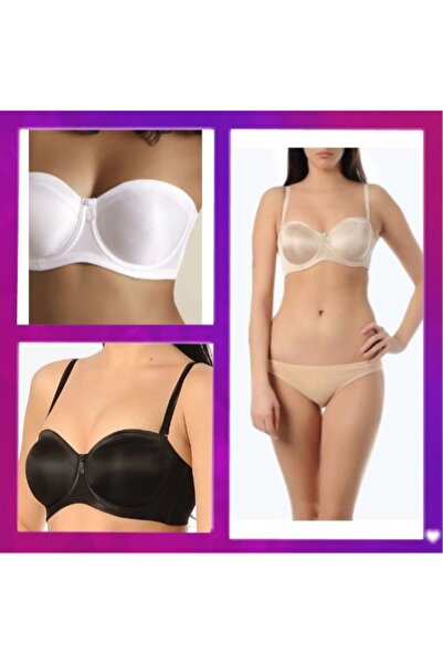 MİSS AYZA İÇTEN GELEN ŞIKLIK New İnci 1680 Strapless and Strap-On Gathering B...