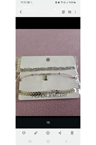 No branded Triple steel bracelet