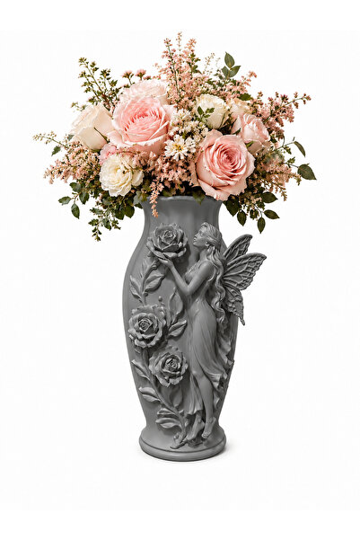 Pond Design 3D Design Modern Decorative Stylish Rose Angel Vase