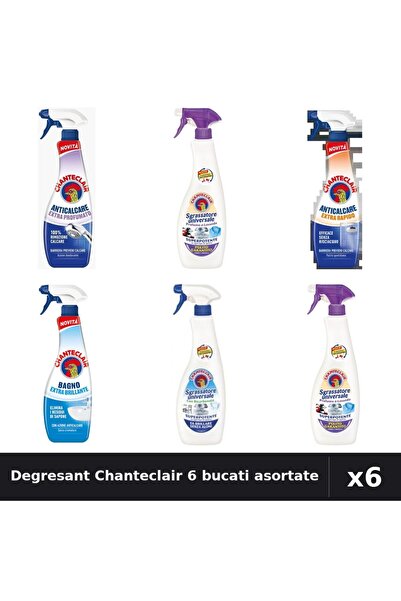 Chanteclair Set 6 Degresant Universal 600ml-625ml - Bicarbonat, Lavanda, Mosc...