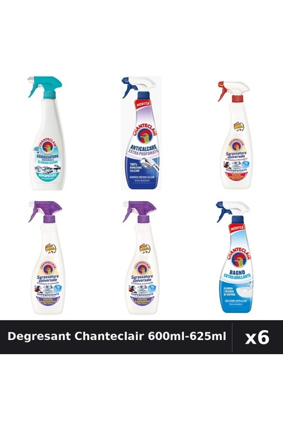 Chanteclair Set 6 Degresant Universal 600ml-625ml - Lavanda, Marsilia, Mosc, ...