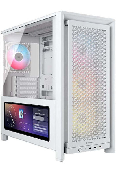 Adata Θήκη Υπολογιστή Gaming Midi Tower Frame 4000D με Πλαϊνό Παράθυρο, Λευκή