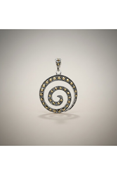 Oria Jewelry Pandantiv din argint 925 cu marcasite