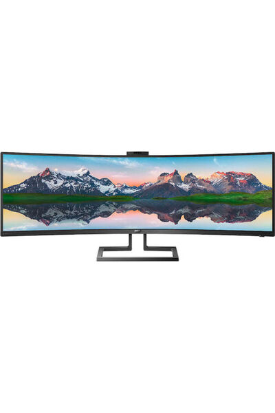 Philips 499P9H Υπερευρεία Κυρτή Οθόνη VA HDR 48.8 " 5120x1440 με Χρόνο Απόκρι...