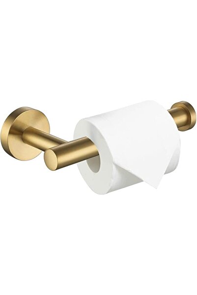 The Bros Restroom Fixtures Brushed Gold Toilet Paper Holder