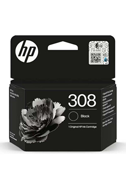 HP 308 Γνήσιο Μελάνι Εκτυπωτή InkJet Μαύρο (7FP21UE)