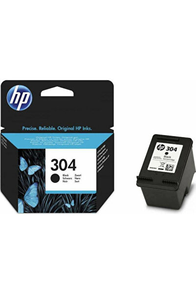 HP 304 Γνήσιο Μελάνι Εκτυπωτή InkJet Μαύρο (N9K06AE)