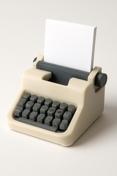 GAME SHOT Typewriter Notepad Holder