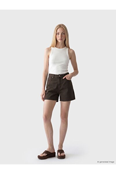 LC Waikiki XSIDE Mom Fit Kadın Jean Şort