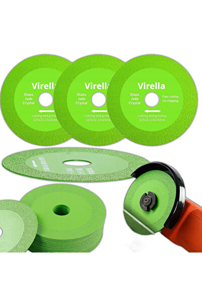 Brak Disc diamantat Virella 125mm Tăieri de precizie Sticlă Gresie Plăci 3 buc.