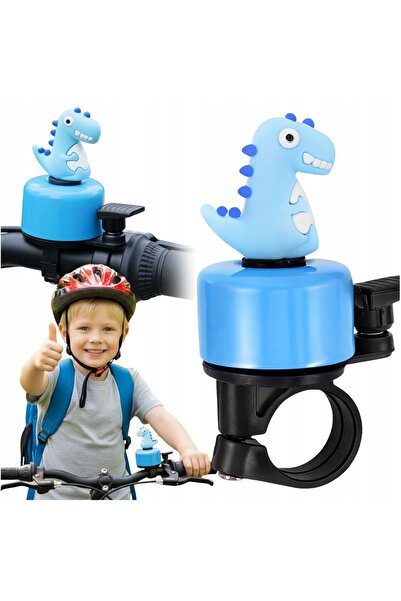 Gearox Copii dinozaur biciclete Bell albastru pentru Scooter