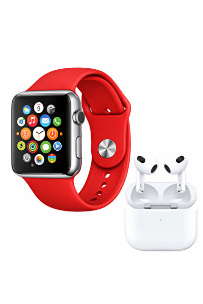 TodayShop Smartwatch + Set de căști Bluetooth wireless - Combo tehnologic pre...