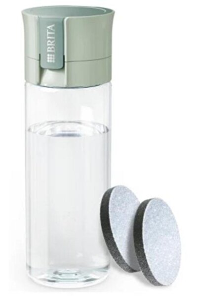 BRITA Vital filter bottle 0.6 l green + 2 MicroDisc filters
