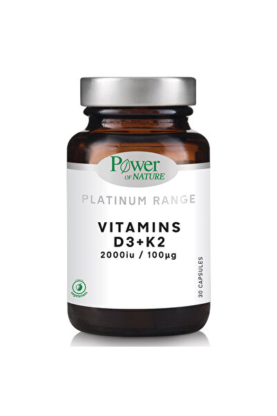 Power Health Βιταμίνη D3 & K2 2000IU 30 Κάψουλες