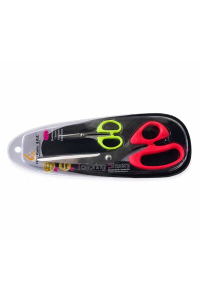 golden phoenix Top Bottom Set of 2 Stainless Steel Tailoring Scissors, Multif...