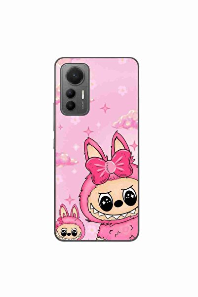 OEM Husa compatibila cu Xiaomi 12 Lite Silicon Gel Tpu Model Labubu Pink Fantasy