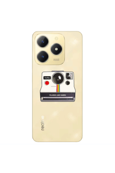 Other Realme C61 Polaroid land camera Transparent Silicone TPU Θήκη