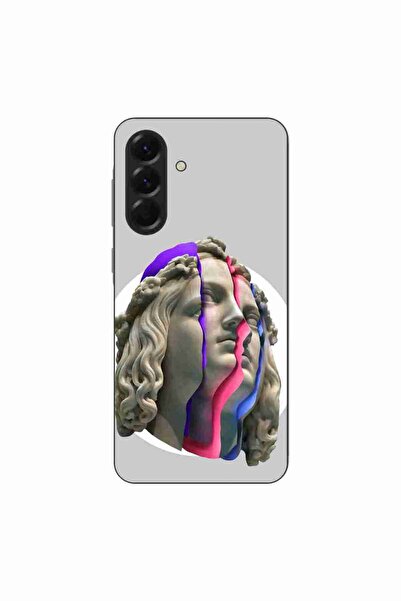 OEM Калъф, съвместим със Samsung Galaxy A26, силиконов гел TPU, с десен Неоно...