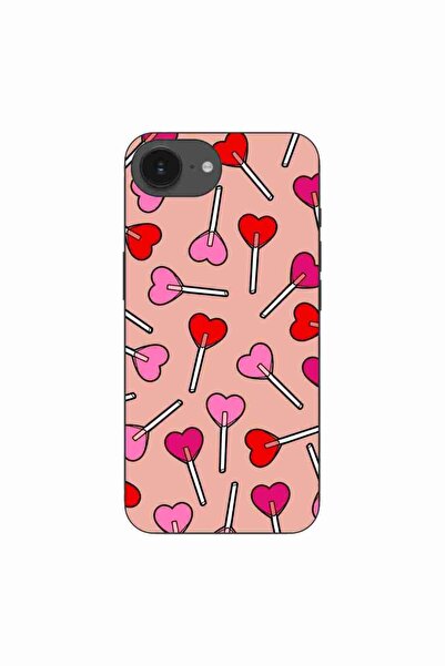 OEM Husa compatibila cu Apple iPhone 16e Silicon Gel Tpu Model Valentines Hea...