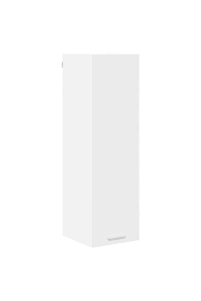 vidaxl Dulap suspendat cu ușă Alb 30 x 31 x 100 cm Lemn compozit