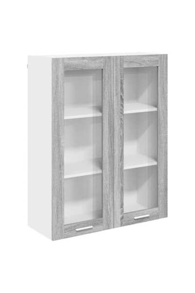 vidaxl Wall cabinet Sonoma Grey 80 x 31 x 100 cm Composite wood