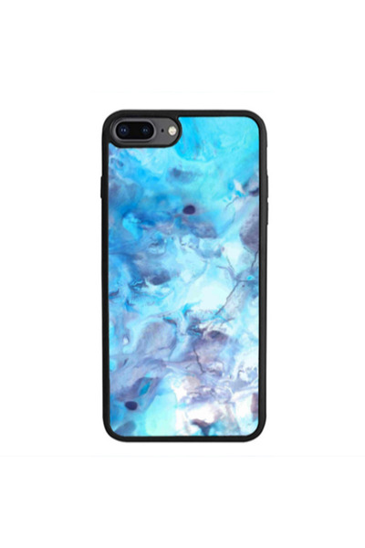 Other Apple iPhone 7 Plus Marble Clouds Black Glossy Θήκη
