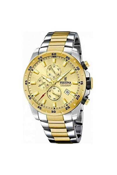 FESTİNA Ρολόι Aνδρικό Δίχρωμο Bracelet Stainless Steel F20562/1