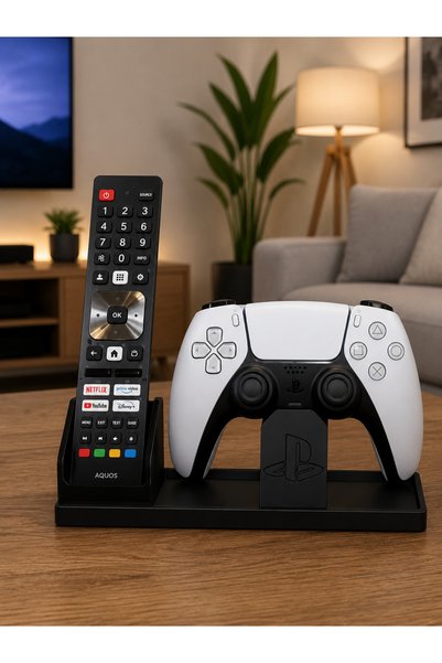 GECE 3D KUMANDALIK VE PLAYSTATİON 5 KOLU TEK STAND