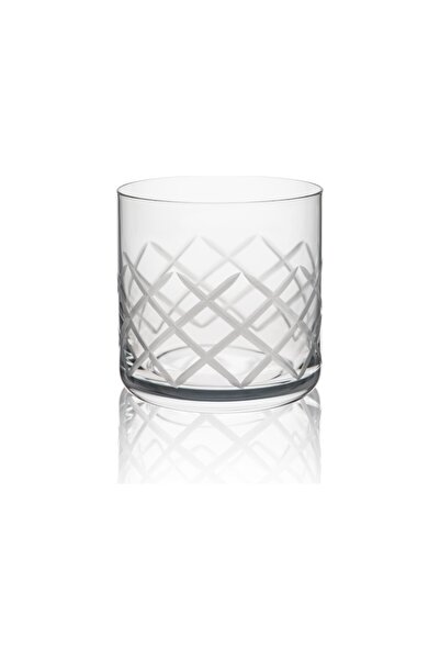 RONA Old Fashioned Diamond Whiskey Glass - 370 ml - Set of 6 |   Slovak Workmanship, European Production