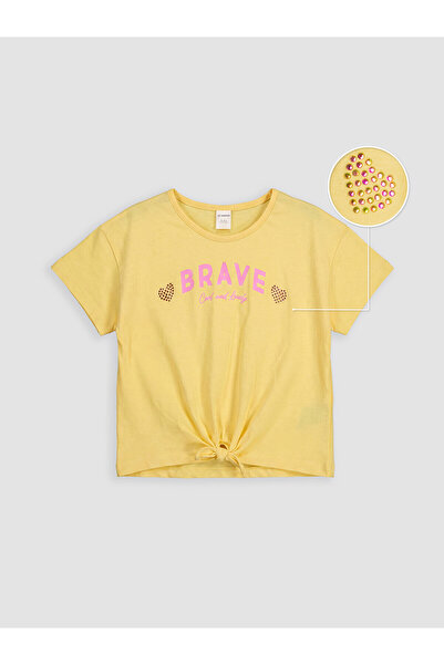 LC Waikiki Peak New Season Stoned Girls' T-Shirt