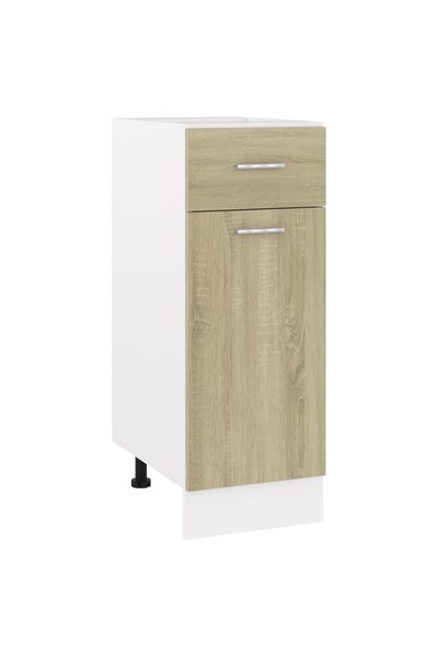 vidaxl Dulap inferior cu sertar “Lyon”, stejar sonoma, 30x46x81,5 cm
