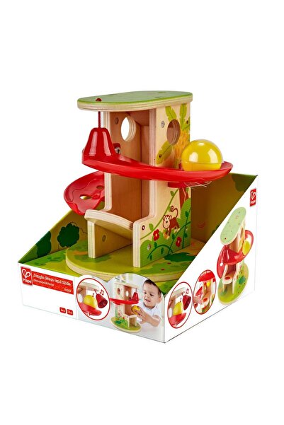 Hape Jucarie Jungla din lemn - Apasa si aluneca