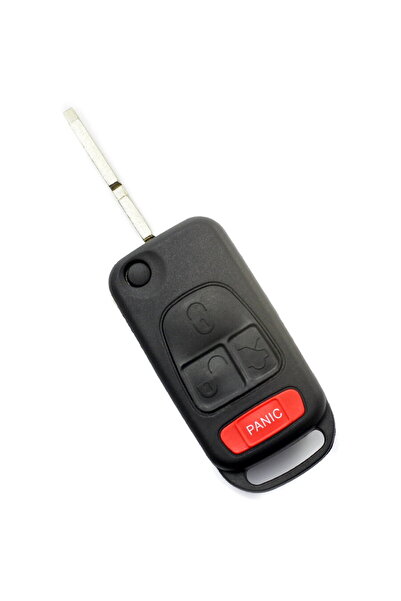 CarGuard Mercedes Benz - Carcasa tip cheie briceag cu 3 butoane, buton panica...