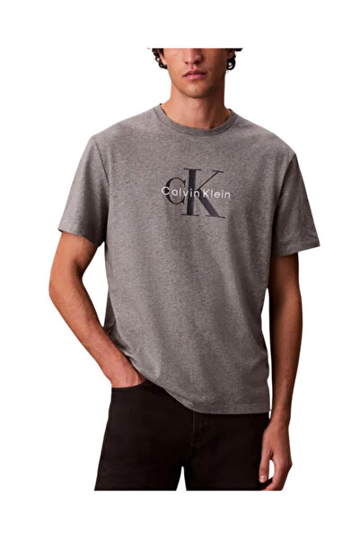 Calvin Klein Ανδρικό Hero Monologo T-shirt Γκρι LV04RB862G-P7E