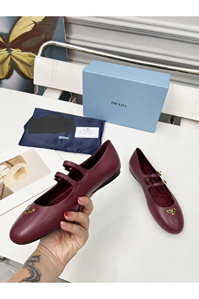 REMSE Women's Stylish Two-Strap Flat Shoes