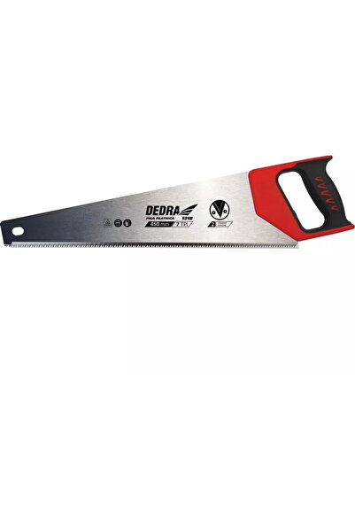 DEDRA EXIM Wood saw 450mm, rubber handle, hardened teeth
