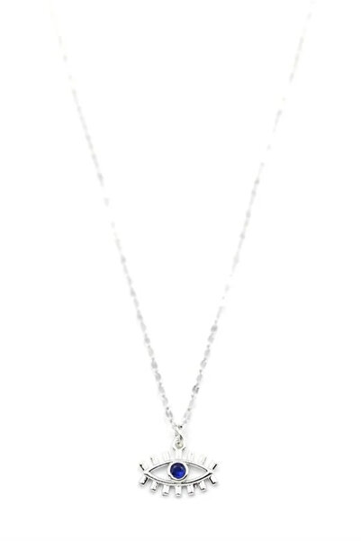 Marsilyan Nvdn- Ieg - Eye Necklace - Silver Iegrs-Nvdn1