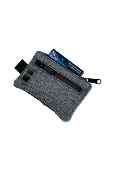 AMFİBİ Erkek Cüzdan – Su Geçirmez Fermuarlı EDC Organizer Çanta ve Kartvizitl...