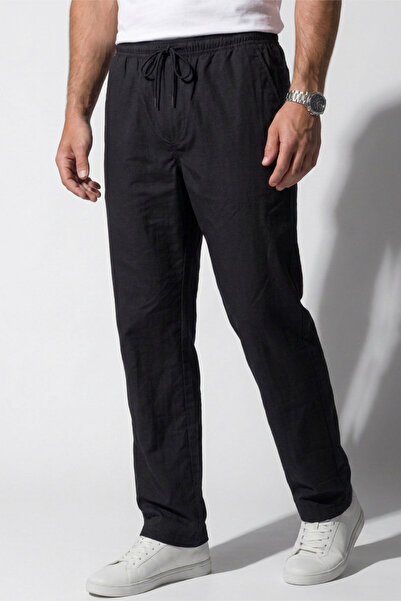 Veleno Men's Black Parachute Fabric Oversize Ultra Light Trousers Wide Leg Co...