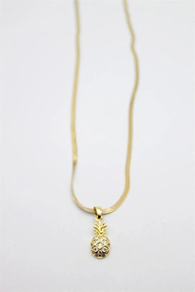 Marsilyan Nvdn- Ieg - Pineapple Necklace - Gold Iegrs-Nvdn1