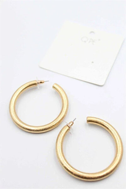 Marsilyan Nvdn- Ieg - Matte Hoop Earrings 5 cm - Gold Iegrs-Nvdn1