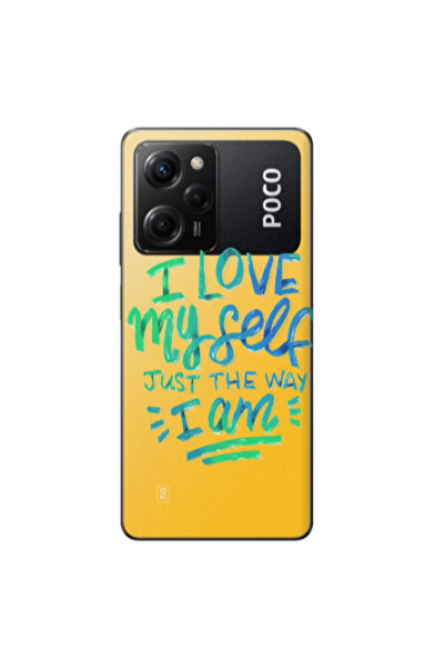 Other Xiaomi Poco X5 Pro I Love My self Transparent Silicone TPU Θήκη