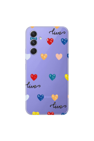 Other Samsung S25 PLUS Heart Lives Transparent Silicone TPU Θήκη