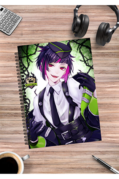 mertfigur Caiet spiralat Twisted Wonderland Anime A5 (50 de foi)