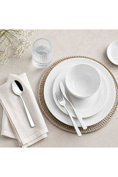 HOME AURAA Elegance 20 pcs ceramic dinner set I serving for 4 I 4 dinner plat...