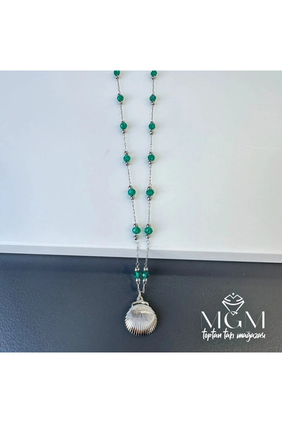 Marsilyan Nvdn- Ieg - Steel Sea Shell Necklace Iegrs-Nvdn1