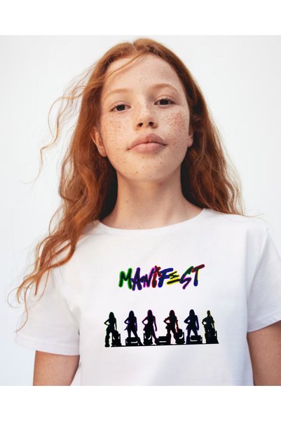 cirokids Manifest Group Design Printed T-Shirt (Ages 4-13)