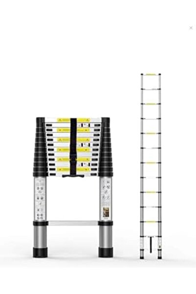 Yıldızan Terra Organik 2.9 Mt Stainless Telescopic Ladder 10 Steps Terra Orga...