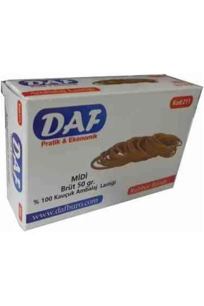Yıldızan Terra Organik Daf Midi Gross Rubber Packaging Rubber, 50 Gr, Practic...