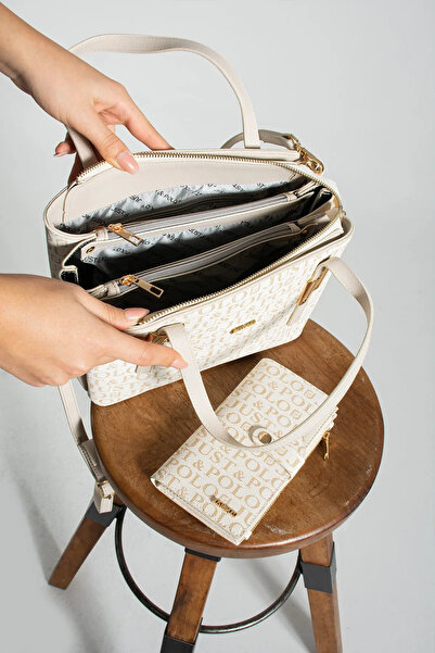 Just Polo Original Women's 5-Compartment Shoulder Bag and Wallet Combination ...